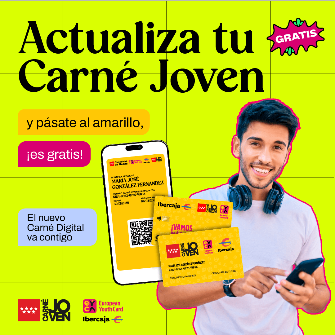 ¿Aún con el Carné ROJO? ¡Actualízalo!